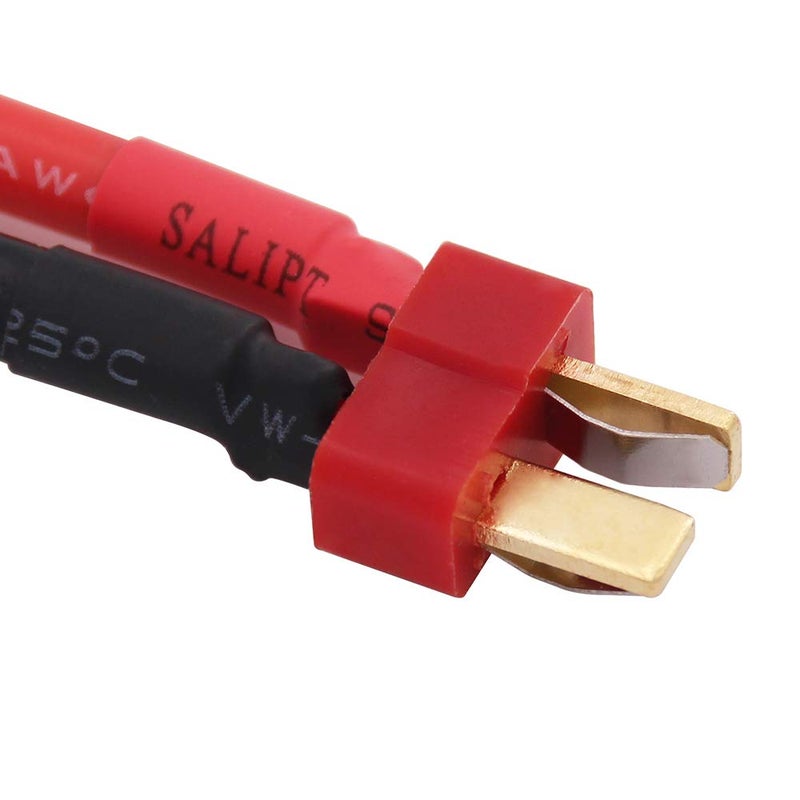 OliYin 3pcs Male T Plug to Female XT90 Connector Converter Adapter with 12awg 1.96inch Wire(Pack of 3) - Image 4